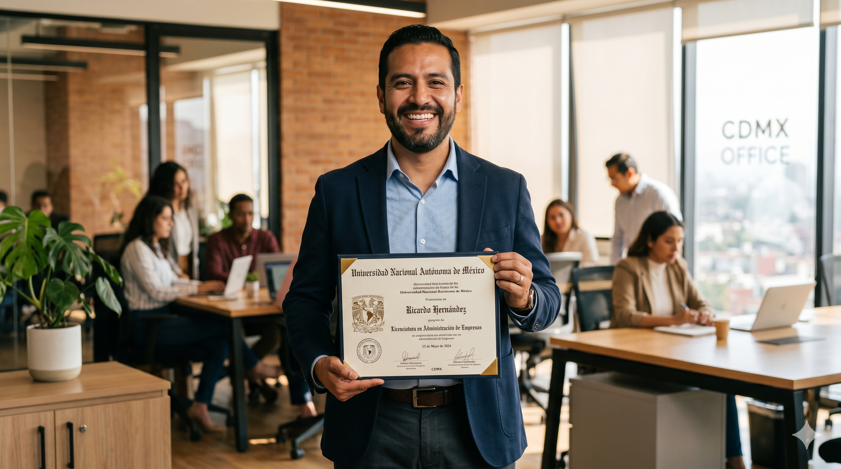 Carlos M., Licenciado en Administración
